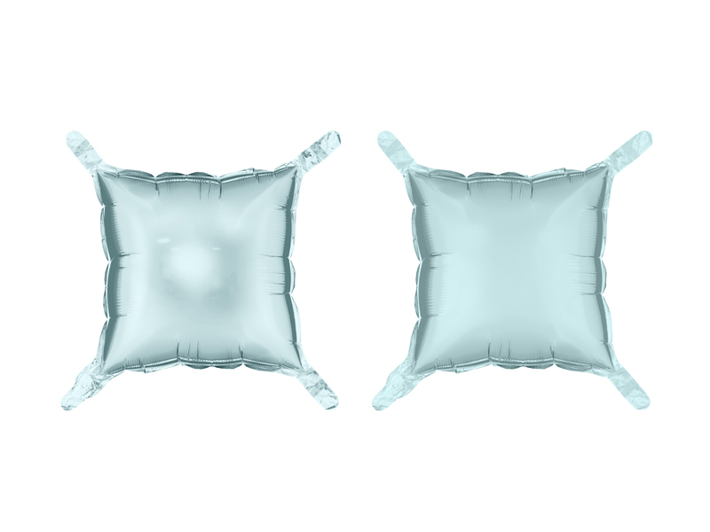 Folieballong – Ridå – blå – 35x35 cm – 4-pack