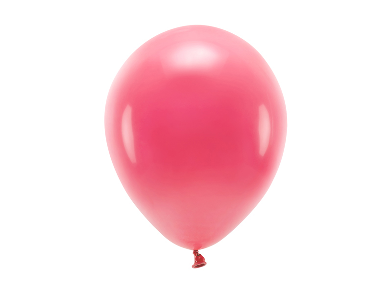 Latexballong ECO – pastell – ljusröd – 26 cm – 10-pack