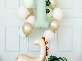 Balon foliowy Cyfra ''1'' Dinozaur, 92cm, mix