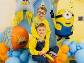 Foil balloon Minion Mel, 72x64 cm, mix