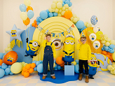 Foil balloon Minion Mel, 72x64 cm, mix