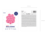 Strong Balloons 30cm, Metallic Hot Pink (1 pkt / 10 pc.)