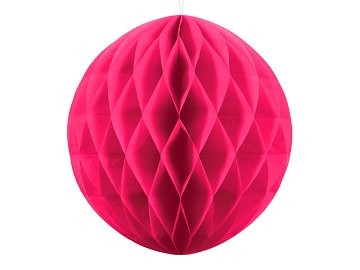 Honeycomb Ball, dark pink, 20cm