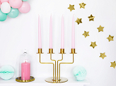 Taper candles, matt, light pink, 24cm (1 pkt / 10 pc.)