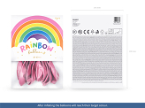 Rainbow Ballons 30cm, metallisiert, rosa (1 VPE / 10 Stk.)