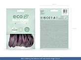 Ballons Eco 30cm, metallisiert, bordeauxrot (1 VPE / 10 Stk.)