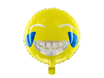 Foil Balloon Emoji - Smile, 45cm