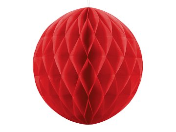Boule en papier de soie, rouge, 40cm