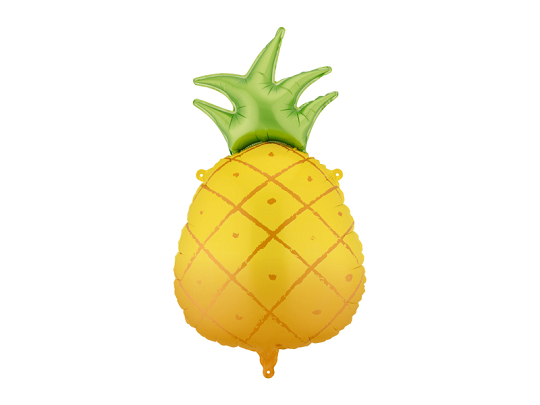 Foil balloon Pineapple, 38x68 cm, yellow