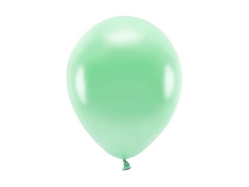 Eco Balloons 26cm metallic, mint (1 pkt / 10 pc.)