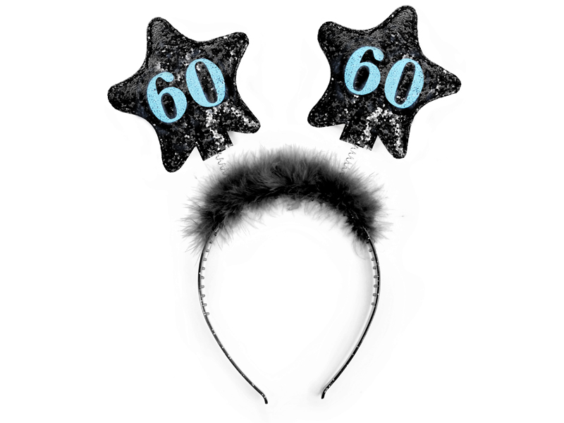 Tiara – Stjärnor – 60 år – svart