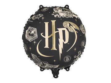 Balon foliowy Harry Potter, 35 cm, czarny