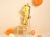 Foil balloon Number 1 - Giraffe, 42x90 cm, mix
