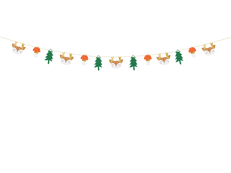 Pappersgirlang – mix – 1.7 m