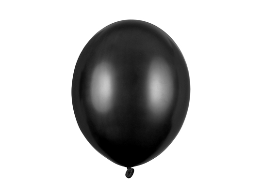 Ballons Strong 30 cm, Noir Métallique (1 pqt. / 100 pc.)