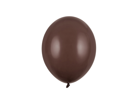 Ballons Strong 23 cm, Marron cacao pastel (1 pqt. / 100 pc.)