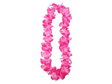 Naszyjnik hawajski, różowy, 1m