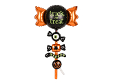 Folienballon Trick or Treat, 89x129 cm, Mix