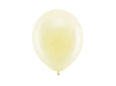 Ballons Rainbow 23 cm pastel, crème (1 pqt. / 10 pc.)