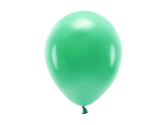 Balony Eco 26cm pastelowe, zielony (1 op. / 100 szt.)