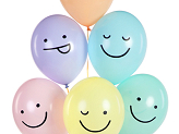 Balony 30 cm, Buźki, mix (1 op. / 6 szt.)