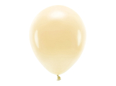 Ballons Eco 30 cm pastel, pêche clair (1 pqt. / 10 pc.)