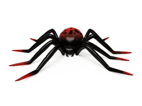Folien-Standballon Spinne XXL, 275x152 cm, schwarz-rot