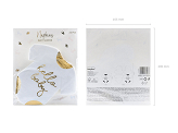 Serviettes de table Sleepy - Hello Baby, blanc, 16x16cm (1 pqt. / 20 pc.)