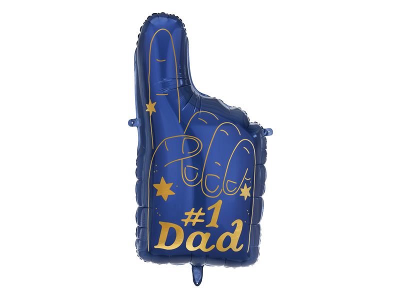 Folieballong – Nr 1 Pappa – mix – 44x82 cm