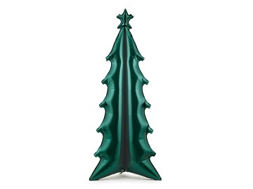 Stojący balon foliowy Choinka XXL, 77x184 cm, zielony