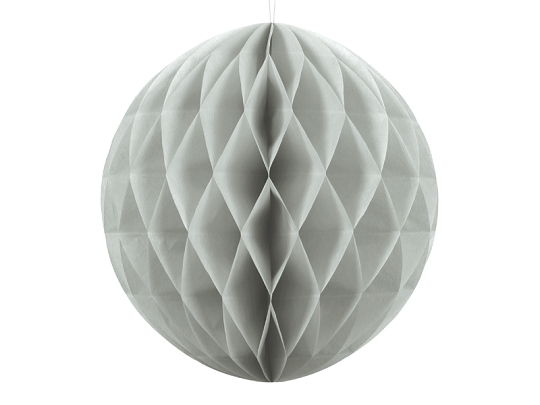 Honeycomb Ball, light grey, 20cm