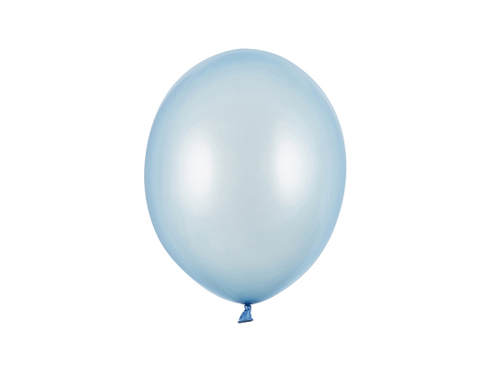 Strong Balloons 27cm, Metallic Baby Blue (1 pkt / 10 pc.)