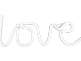Néon LED - Amour, blanc, 34.5x13cm