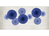 Rosettes décoratives, bleu marine (1 pqt. / 3 pc.)