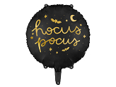 Ballon en aluminium Hocus Pocus, 45 cm, noir