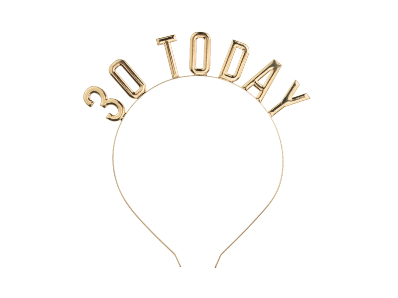 Tiara – 30 Today – guld