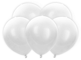 Balony Led 30cm, biały (1 op. / 5 szt.)