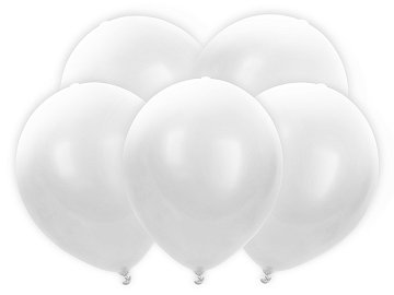 LED Balloons 30cm, white (1 pkt / 5 pc.)