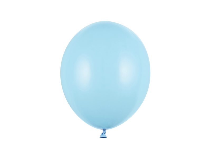 Latexballong – pastell – babyblå – 27 cm