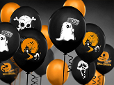 Balloons 30cm, Ghost, Pastel Black (1 pkt / 50 pc.)