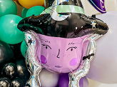 Foil balloon Witch, 73,5x101 cm, mix