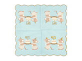 Napkins One Mice, 33x33 cm, blue (1 pkt / 12 pc.)