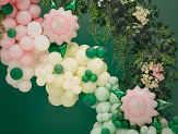 Ballons Eco 26 cm pastel, rose blush (1 pqt. / 100 pc.)