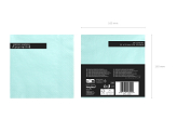 Serviettes 3 couches, turquoise clair, 33x33cm (1 pqt. / 20 pc.)