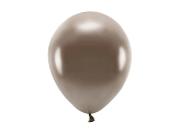 Ballons Eco 26 cm métallisés, brun (1 pqt. / 10 pc.)