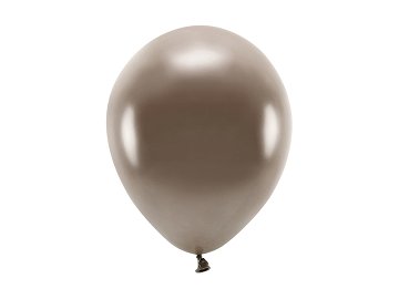 Balony Eco 26cm metalizowane, brązowy (1 op. / 10 szt.)