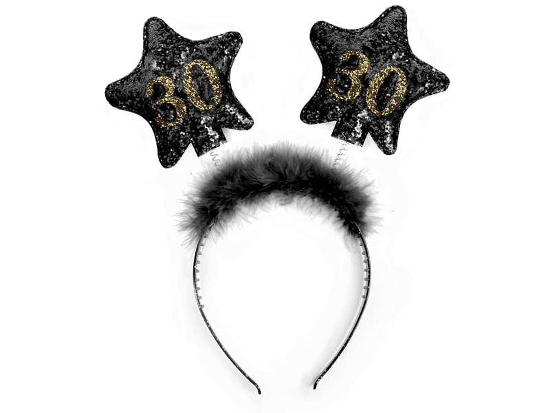 Tiara – Stjärnor – 30 år – svart