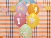 Balony 30 cm, 1, mix (1 op. / 6 szt.)
