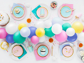 Ballons Eco 26 cm pastel, menthe foncée (1 pqt. / 100 pc.)
