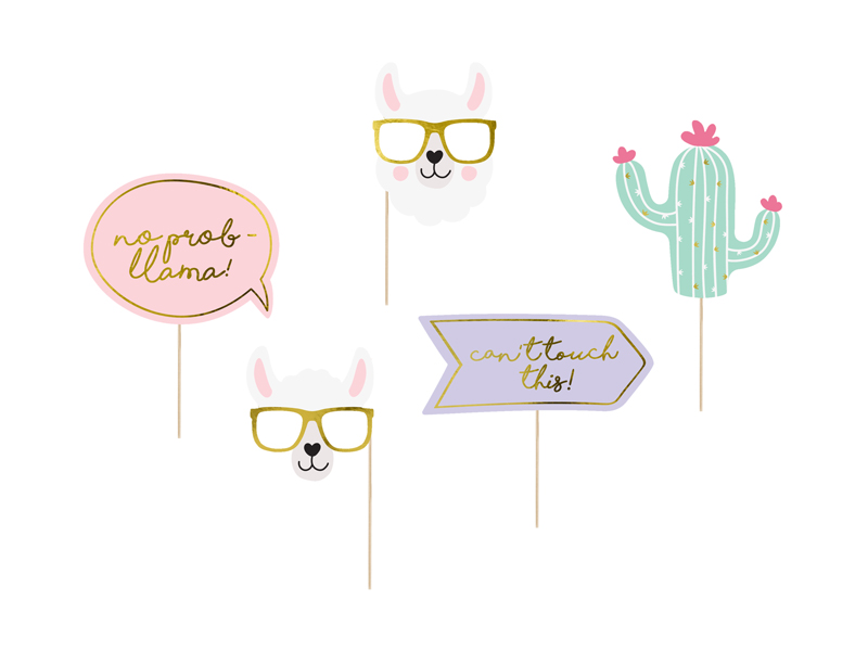 Fotoprops – Lama – 5-pack